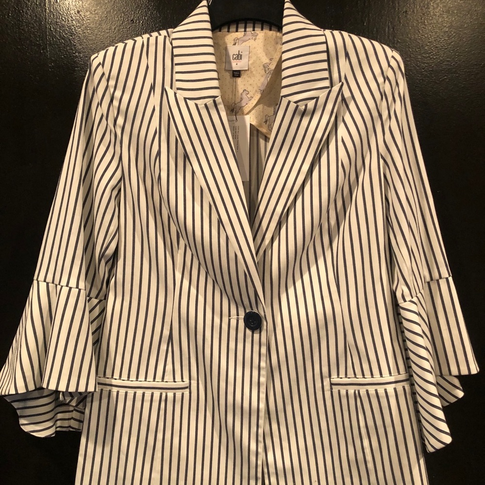 striped blazer/jacket